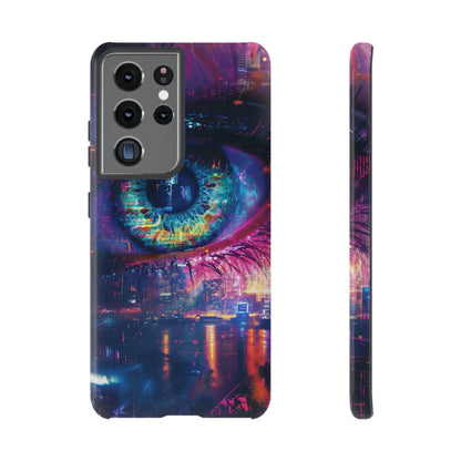 Eye of the Beholder Cyberpunk Art Phone Case