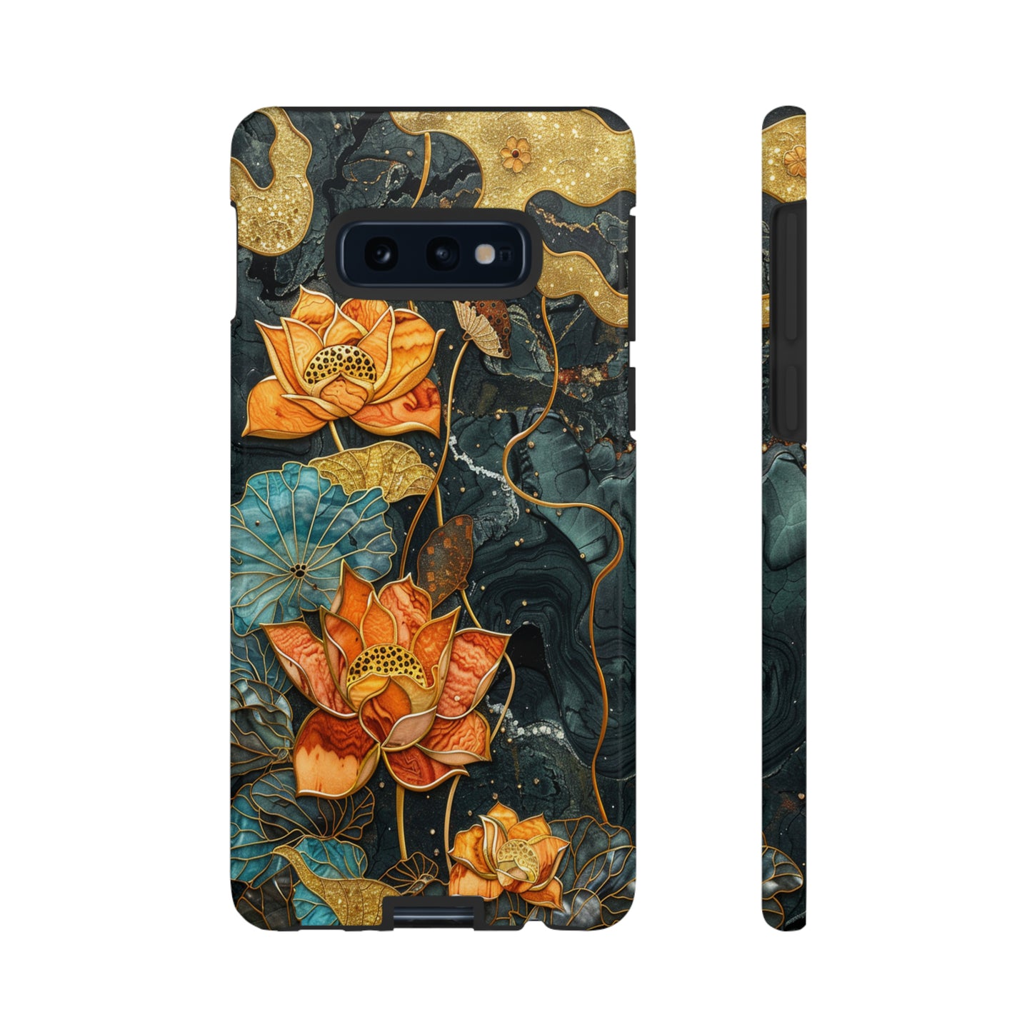 Chiyogami Floral Scroll Work Phone Case