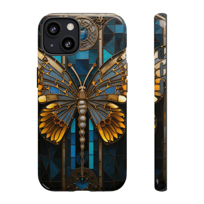 Stained Glass iPhone Butterfly Floral Aesthetic Art Nouveau