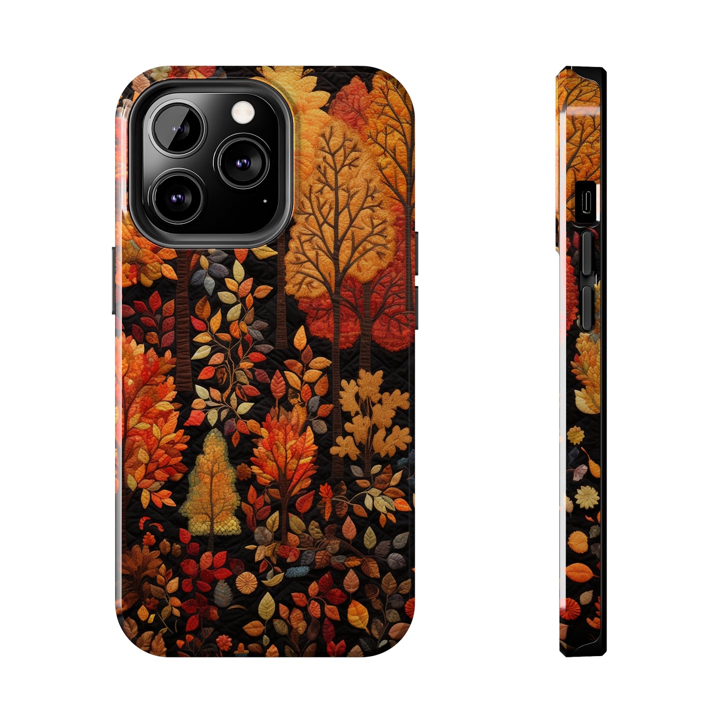 Forest Embroidered Style Phone Case