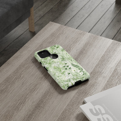 Floral Sage Green Wildflower Phone Case