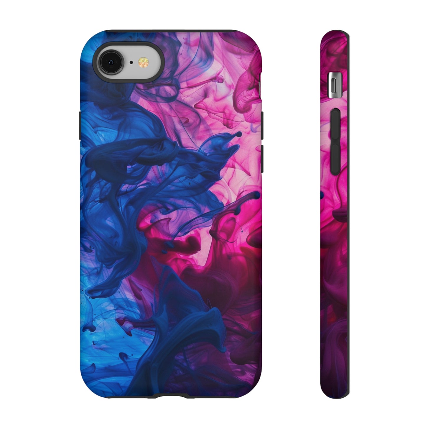 Magenta and Blue Color Explosion Phone Case