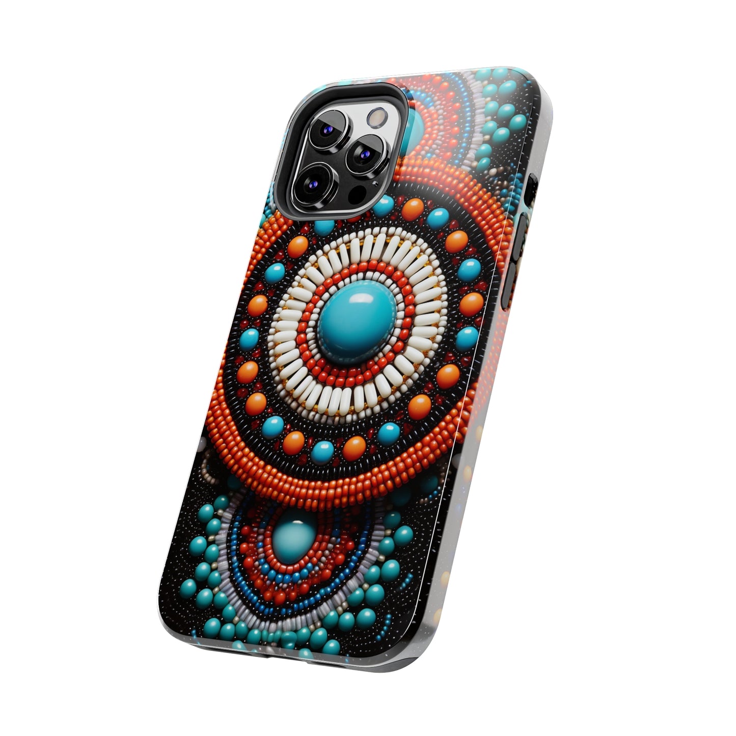 Native American Beadwork iPhone Case | Embrace Traditional Craftsmanship with Artistic Elegance