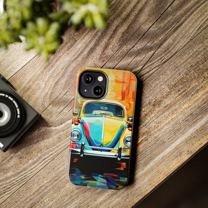 VW Bug Phone Case Retro iPhone Tough Case – Volkswagen beetle iPhone case