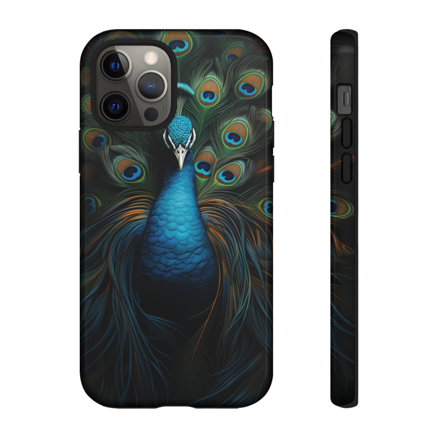 Peacock Feathers iPhone Case - A Timeless Symbol of Elegance for Google Pixel, iPhone, and Samsung Cases