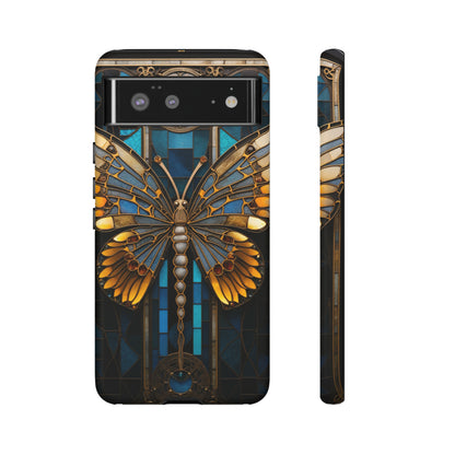 Stained Glass iPhone Butterfly Floral Aesthetic Art Nouveau