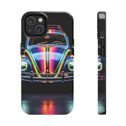 iPhone Case | Colorful Journeys: Psychedelic VW Bug iPhone Tough Case