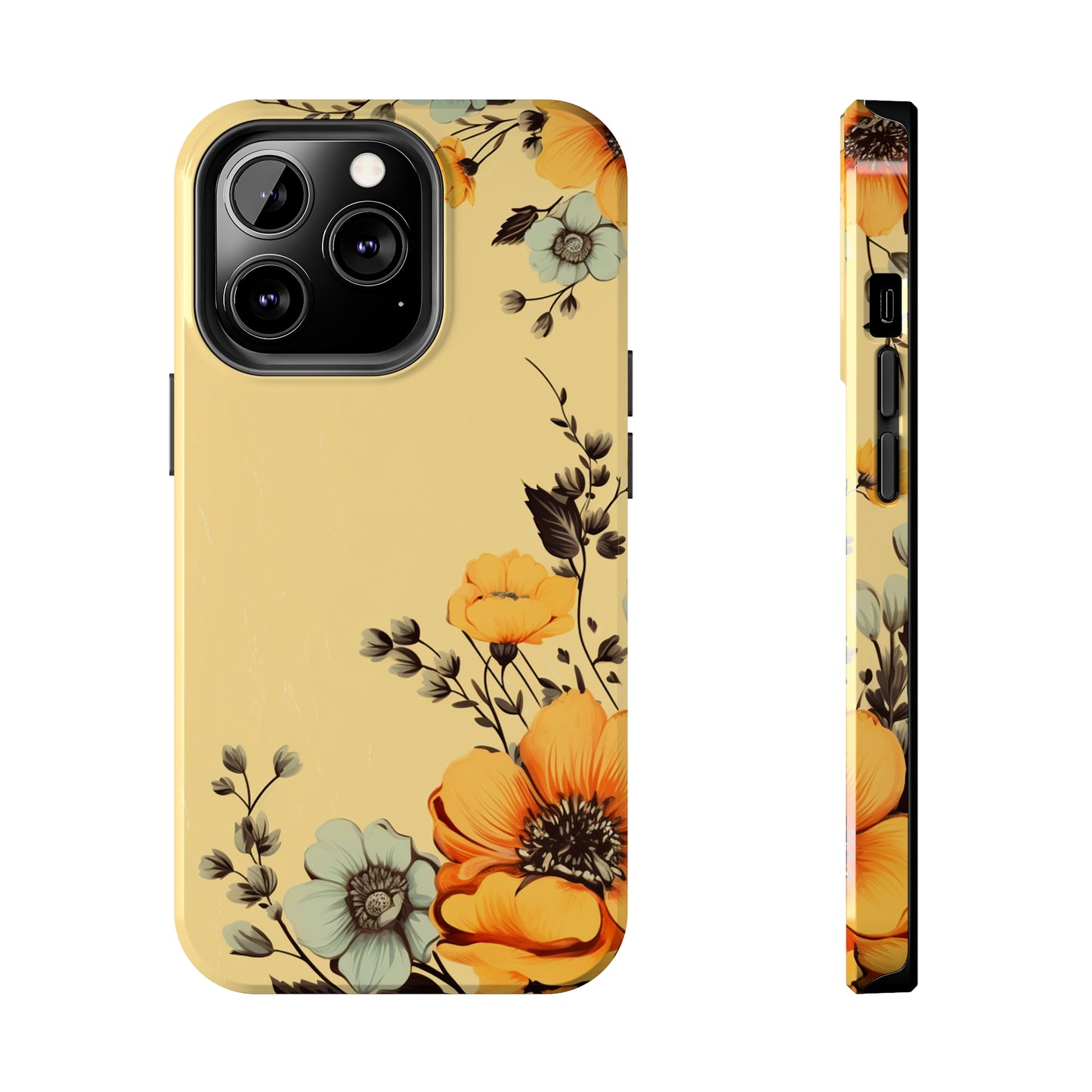 Classic Vintage Floral Case for iPhones – Timeless Elegance & Protection