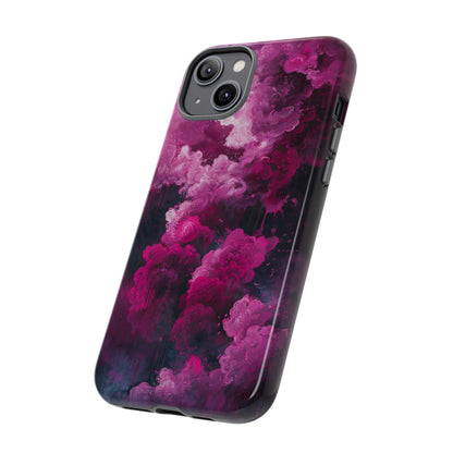 Magenta and Blue Color Explosion Phone Case