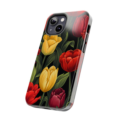 Tulip Floral Aesthetic iPhone Case | Embrace the Beauty of Nature in Full Bloom