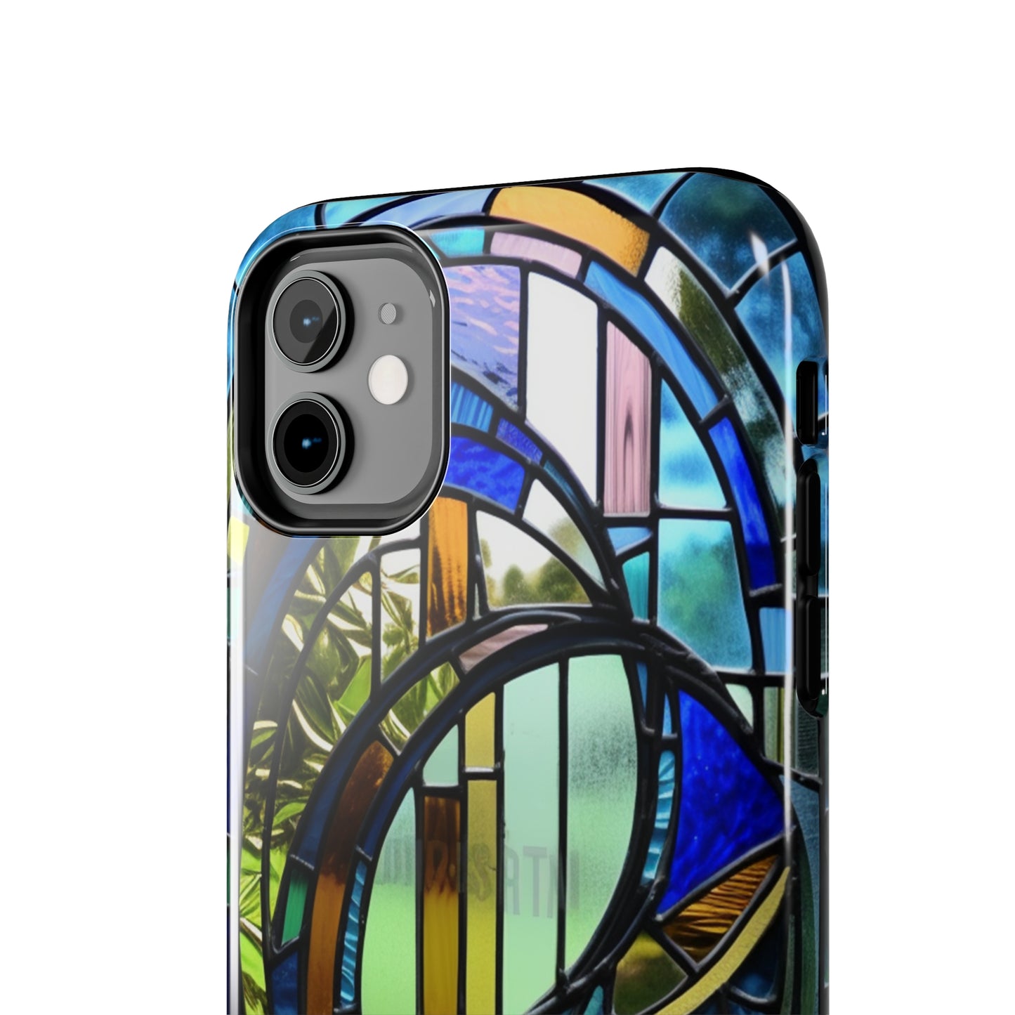 Stained Glass Floral: Art Deco Delight | Boho Chic Tough Case for iPhone & Samsung Galaxy Models