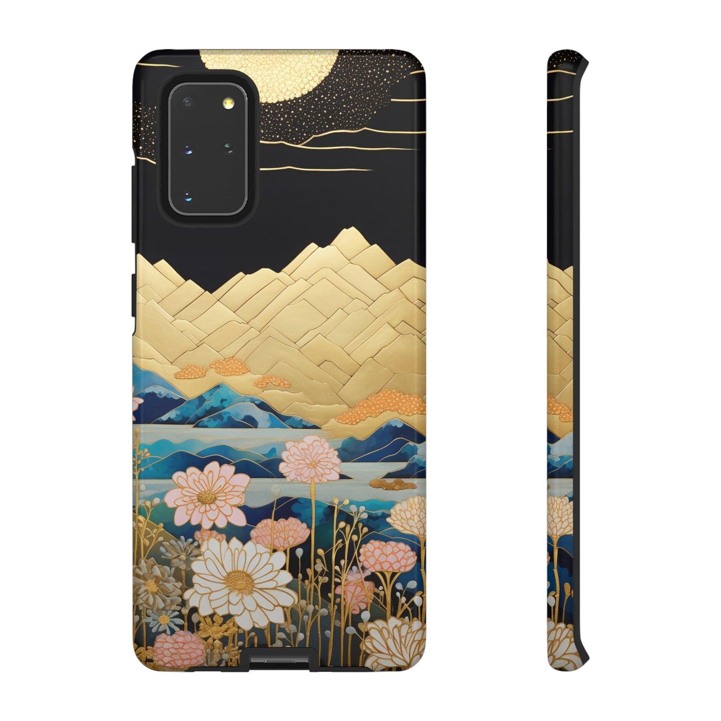 Chiyogami Floral Tough iPhone Case Galaxy S23 S22 S21 S20 Plus Ultra | Iphone 14 13 12 11 8 Pro Max Mini | Pixel 7 6 Pro 5 | Japanese Boho