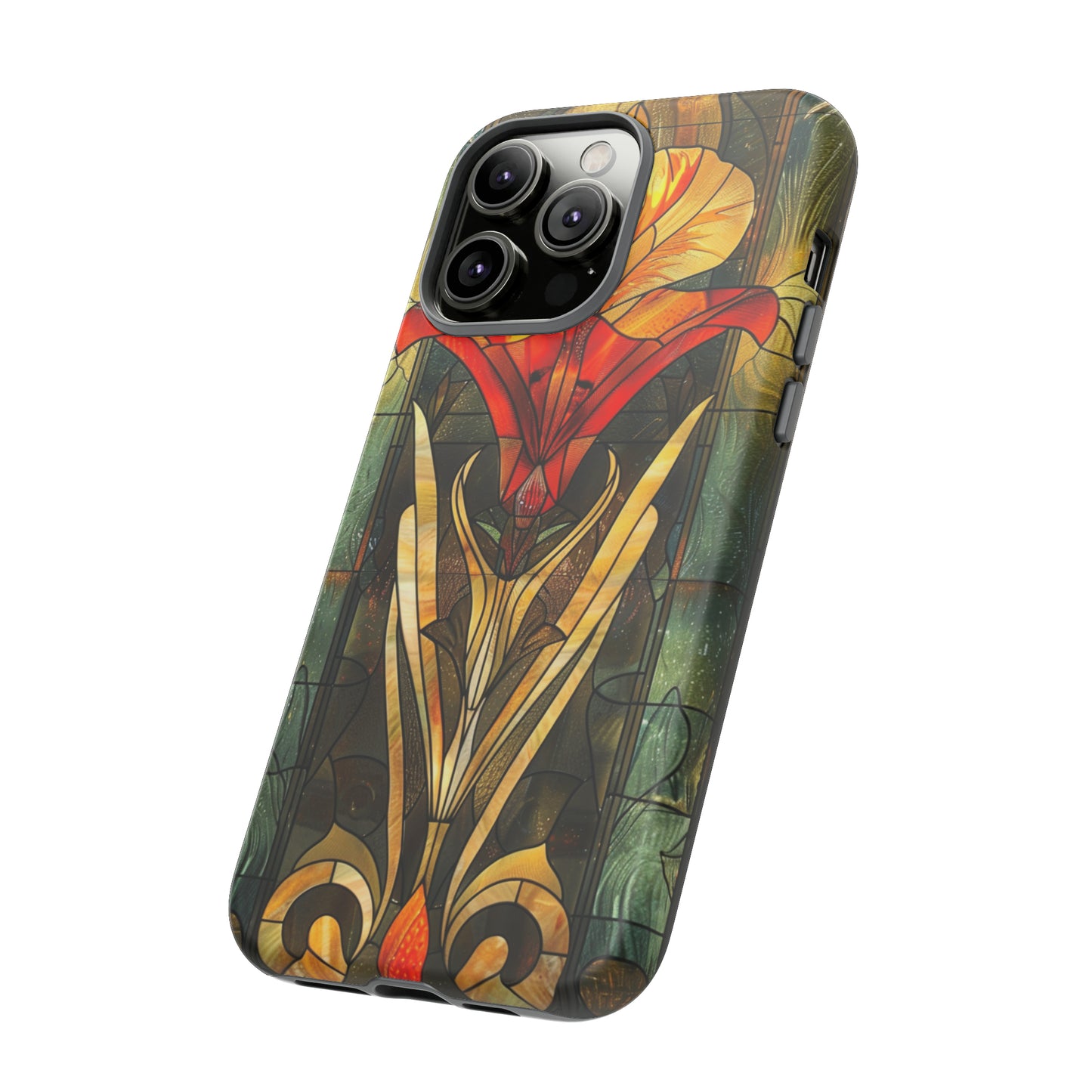 Art Deco Stained Glass floral Phone Case