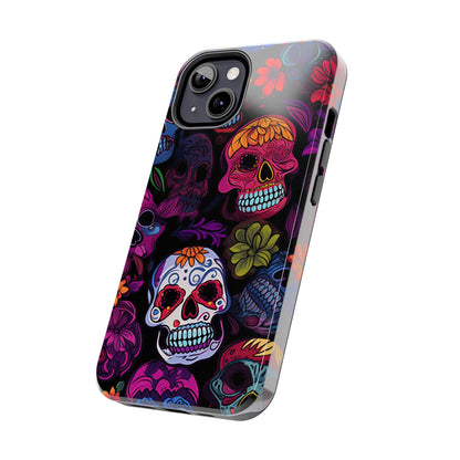 Sugar Skull iPhone Case | Day of the Dead Inspired Design for Halloween