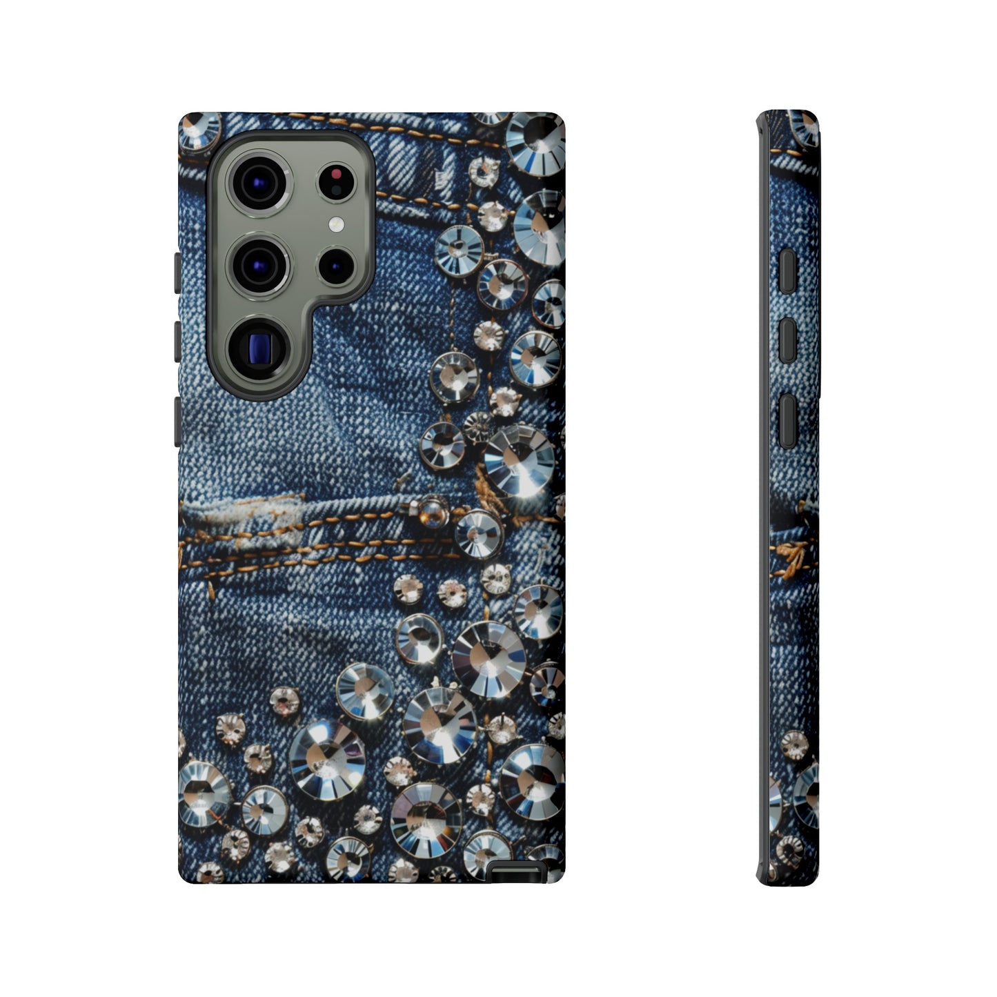 Blue Jean Queen Rhinestone Bling Phone Case