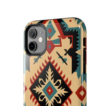 Native American Santa Fe Style Abstract iPhone Case