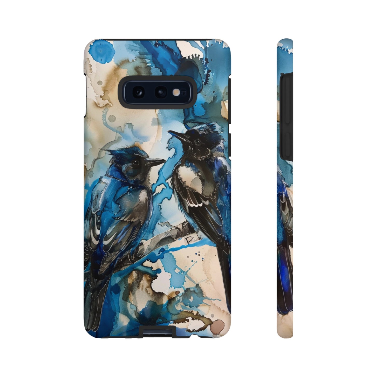Blue Bird Watercolor Phone Case