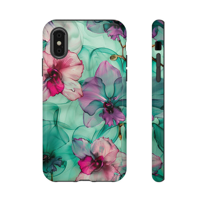 Watercolor Floral Orchids Phone Case