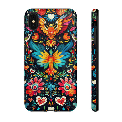 Floral Explosion Magic Hearts Phone Case