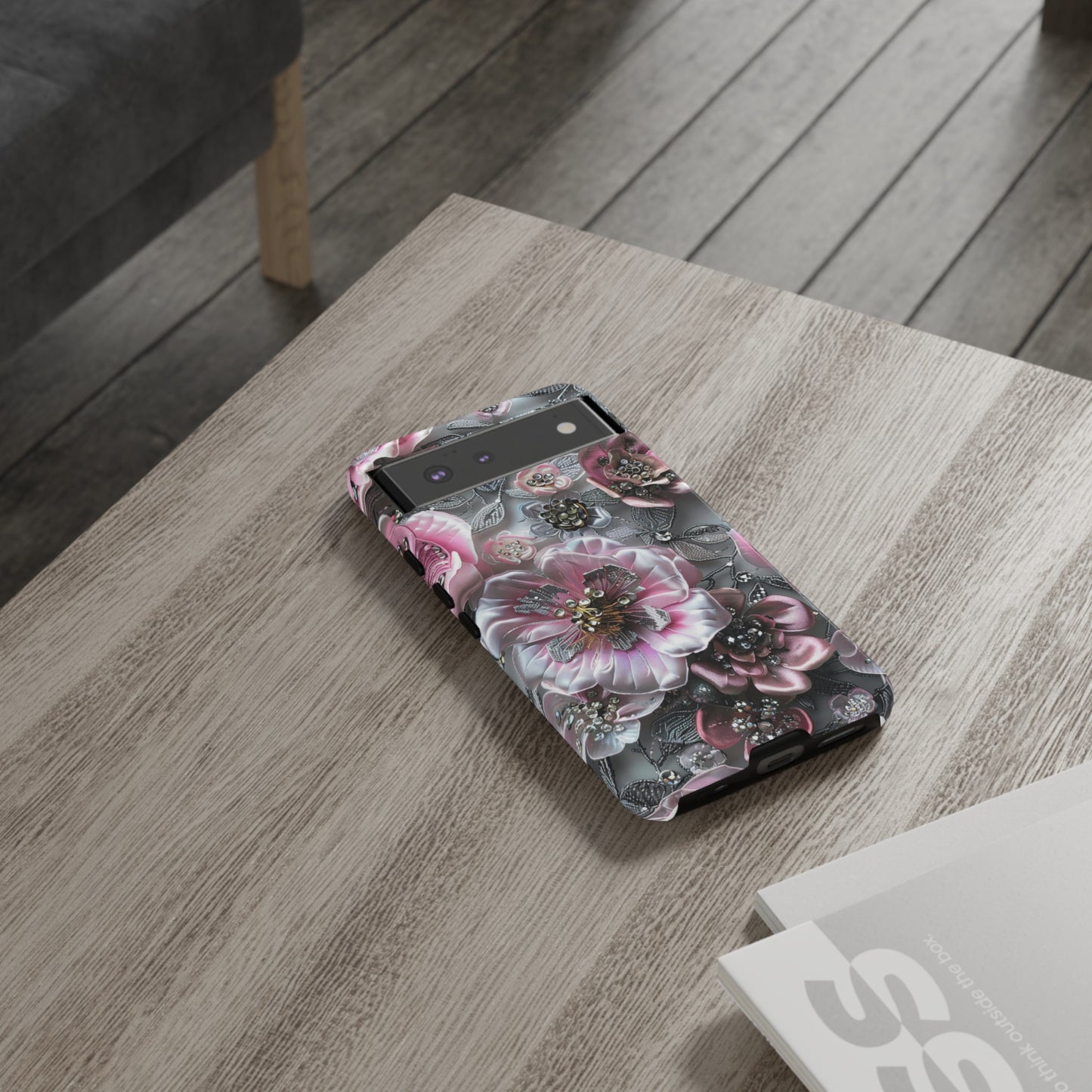 Coquette Aesthetic Floral Art iPhone 15 Case