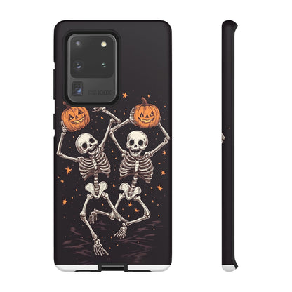 Dancing Skeletons with Jack-o'-Lanterns Phone Cover