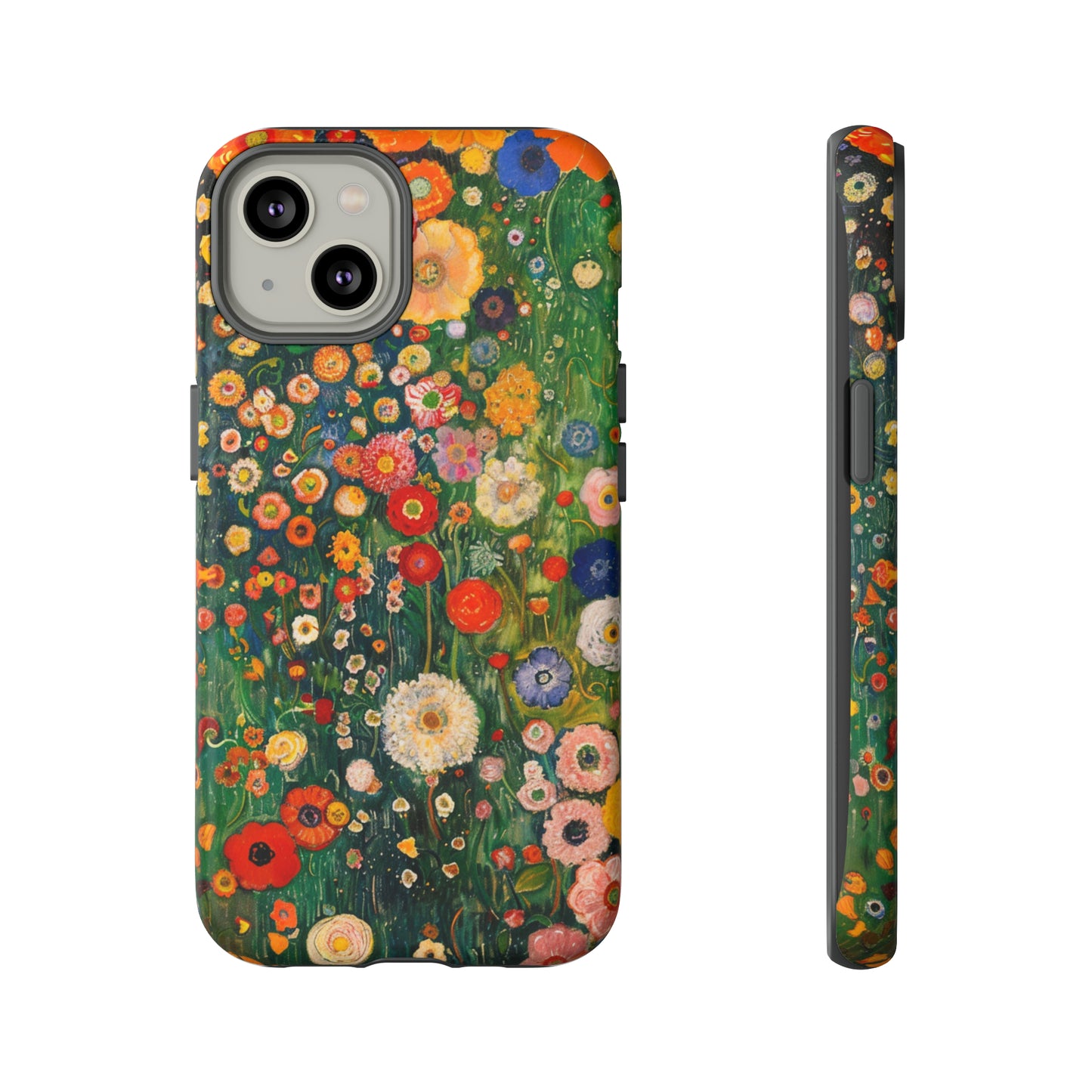 Gustav Klimt Style Flower Garden Painting Phone Case