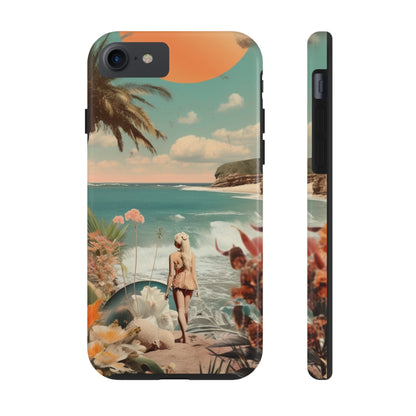 A Day at the Beach iPhone Tough Case | Embrace the Serenity of Coastal Living with Reliable Protection