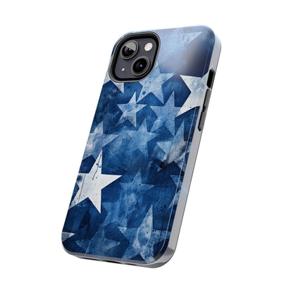 Starry Nights: Denim Dreams | Celestial Star-Patterned iPhone Case