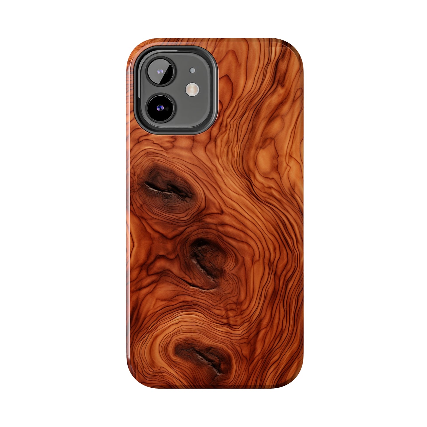 Elegant Timber: Faux Oak Wood Pattern | Dazzling Nature-Inspired iPhone Case