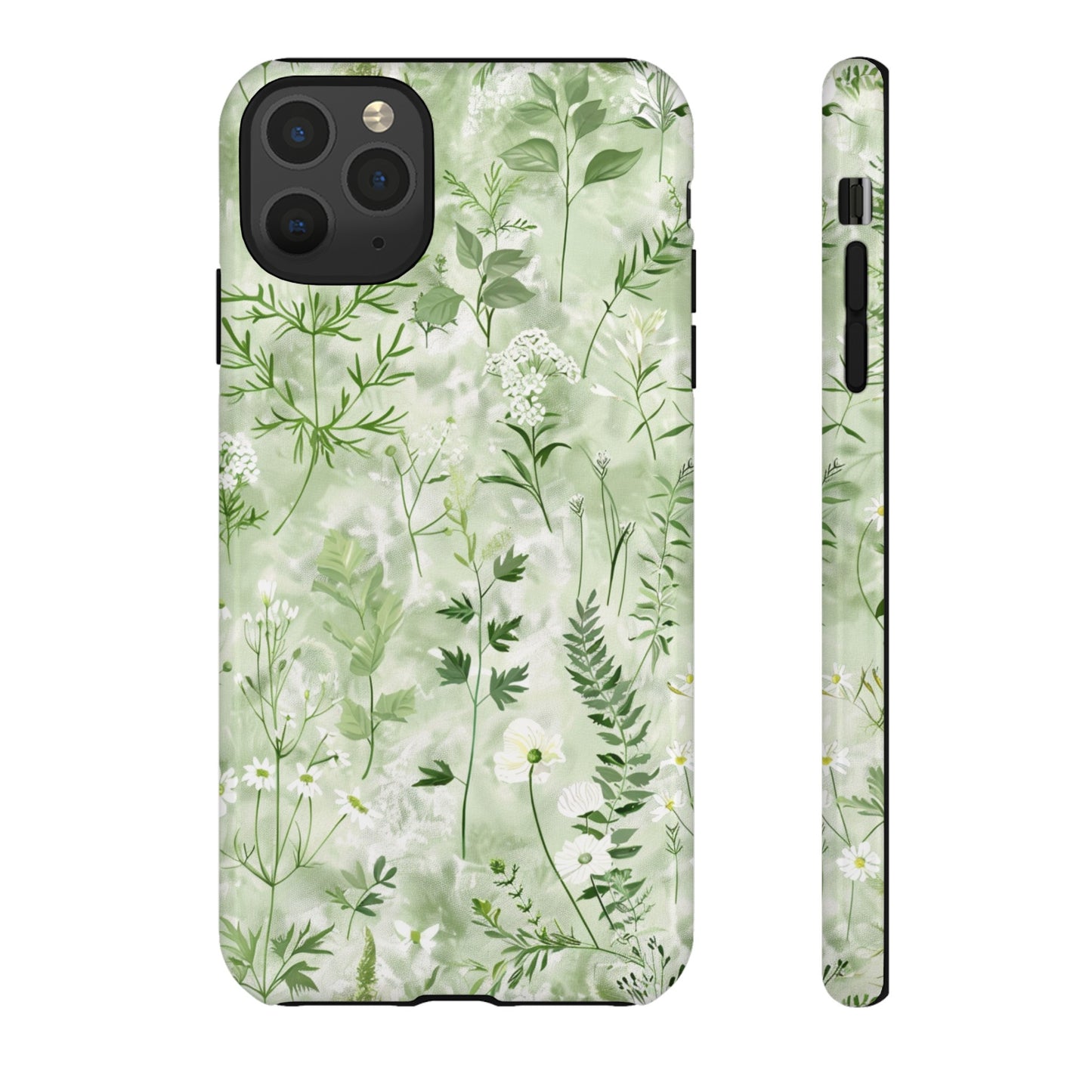 Floral Sage Green Wildflower Phone Case