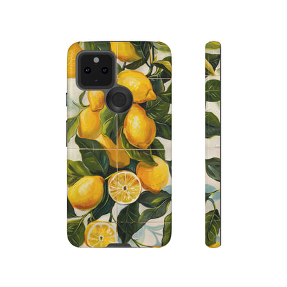 Mediterranean Lemon Italian Tile iPhone 14 Case