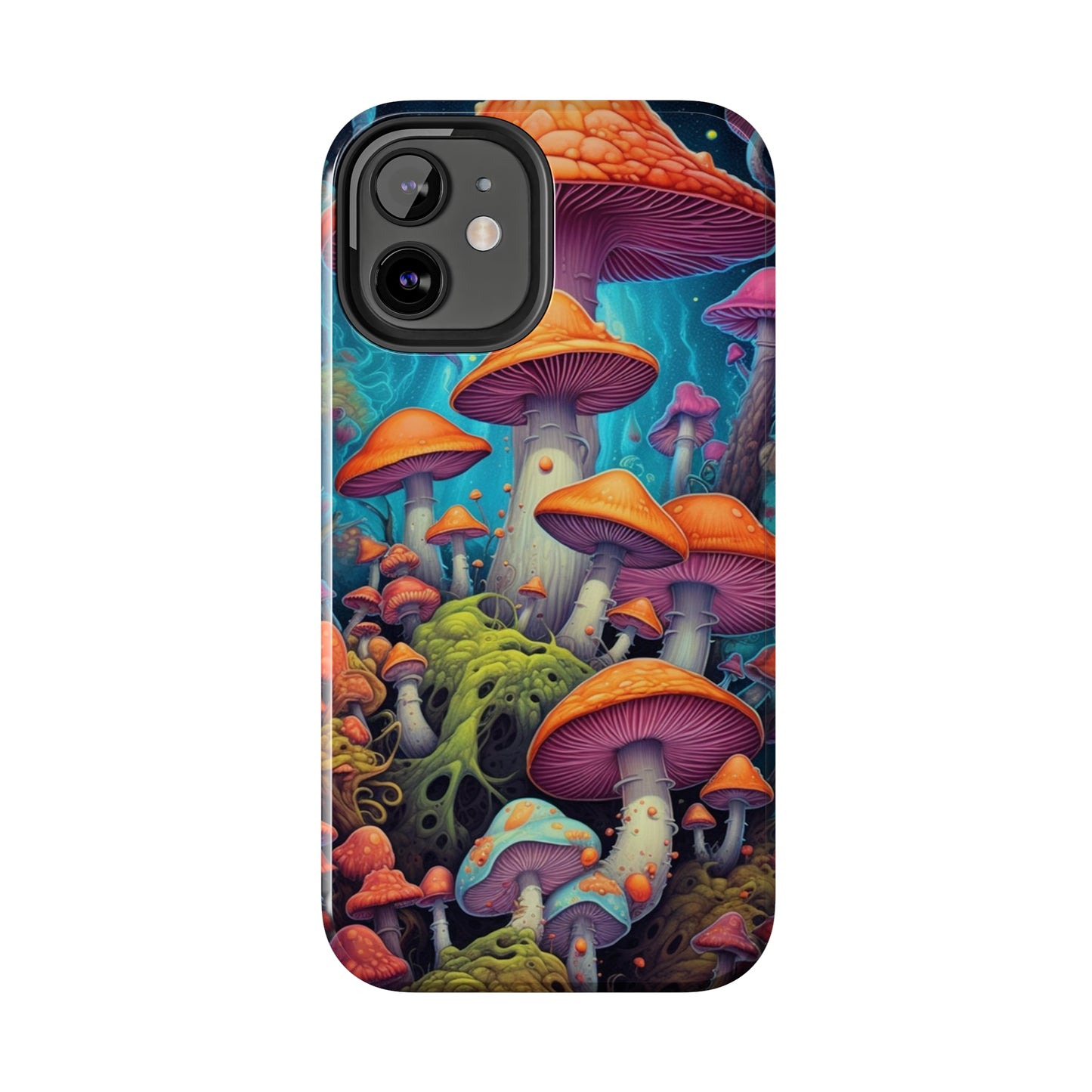 Trippy Magic Mushroom Tough iPhone Case | Embrace the Psychedelic Enchantment