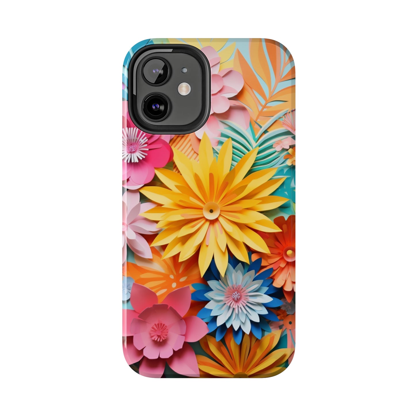 iPhone 12 Pro Max Artistry: Paper Floral Design – Crafted Elegance for iPhone 13 Pro and iPhone XR Enthusiasts