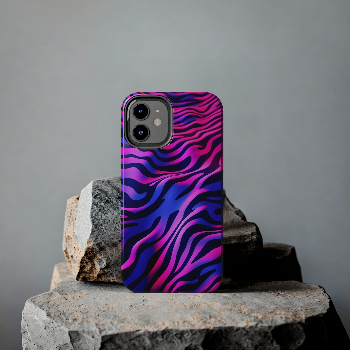 Wild Illusion: Trippy Tiger Stripes Mystique | Dynamic iPhone Case