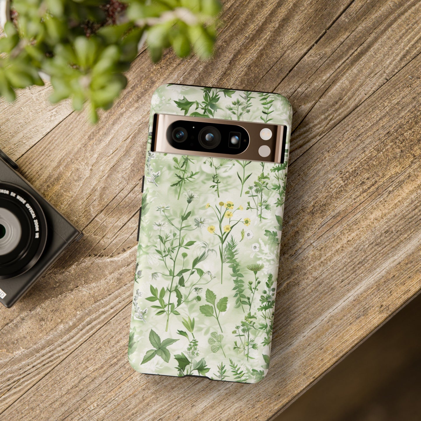 Floral Sage Green Wildflower Phone Case