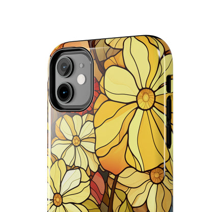 Kaleidoscopic Elegance: Stained Glass Vintage Floral iPhone Case – Timeless Beauty Illuminated