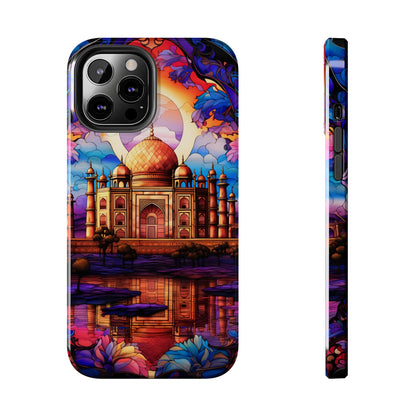 Taj Mahal Silhouette iPhone Case | Royal Elegance for Models 11 through 14 Pro Max