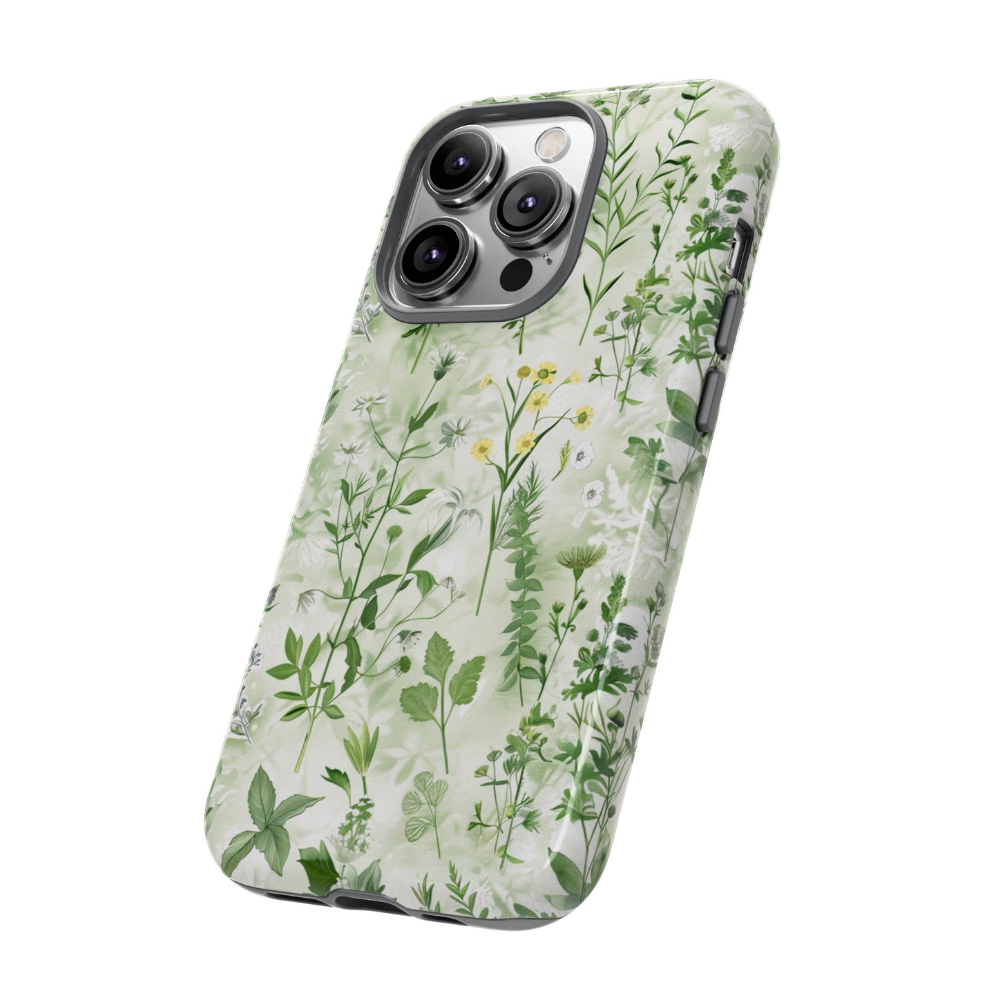 Floral Sage Green Wildflower Phone Case