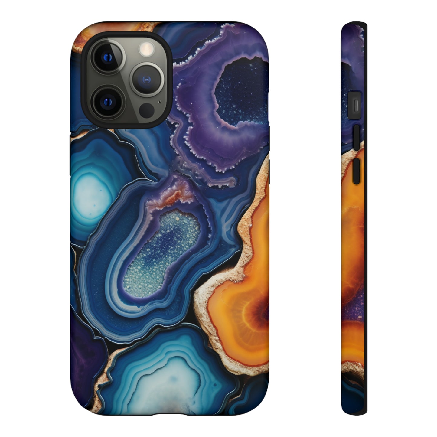 Agate Slice Geode Elegance: Natural Beauty Phone Case