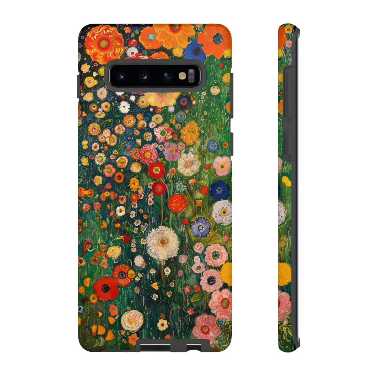 Gustav Klimt Style Flower Garden Painting Phone Case