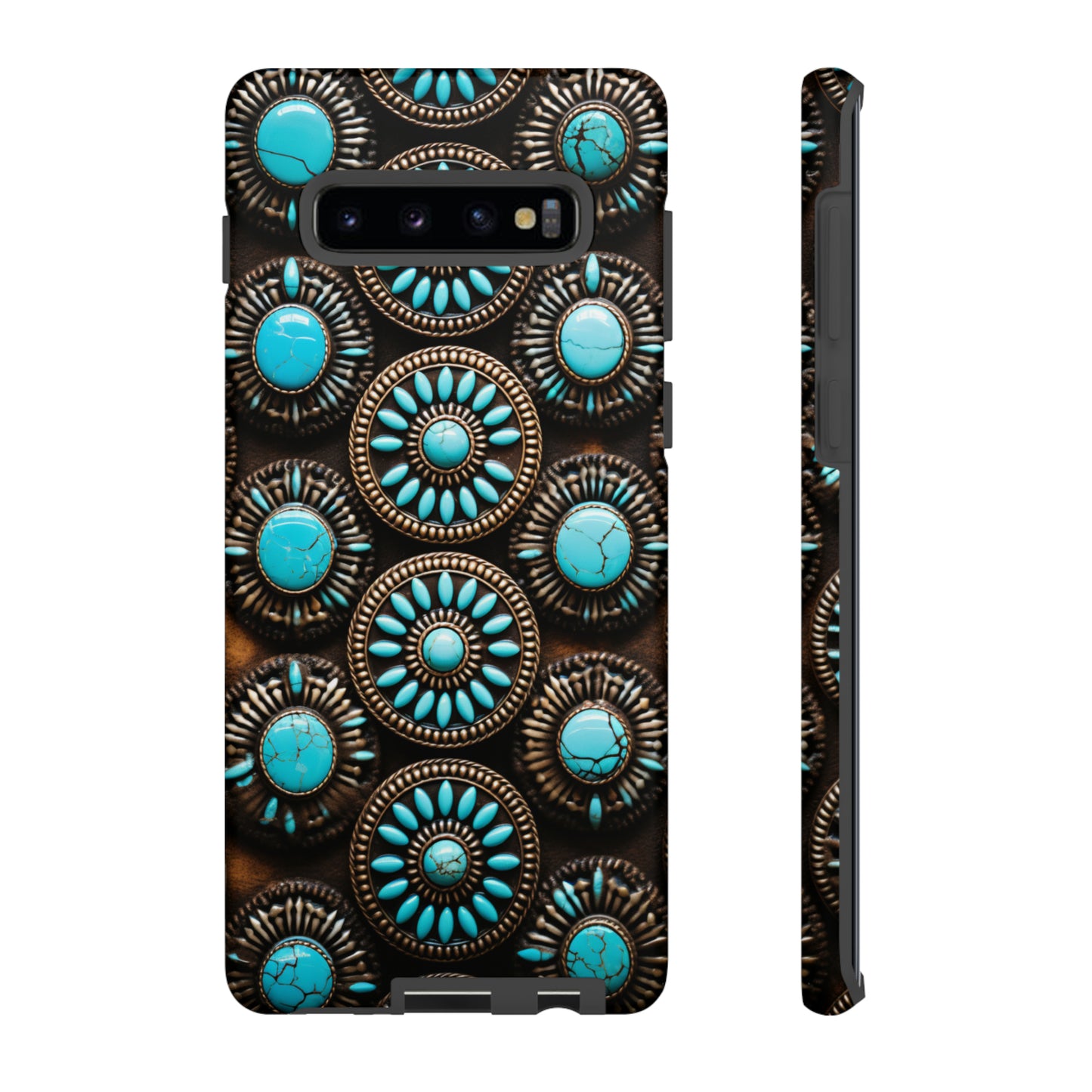 Vintage Navajo Native American Turquoise Concho Phone Case