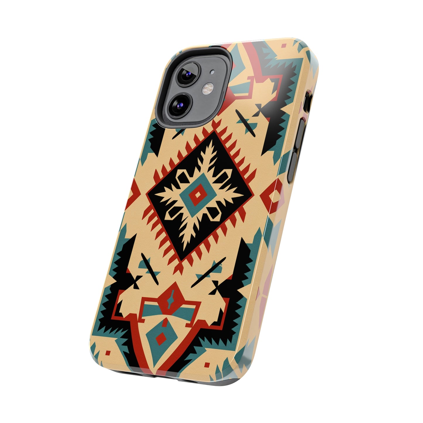 Native American Santa Fe Style Abstract iPhone Case