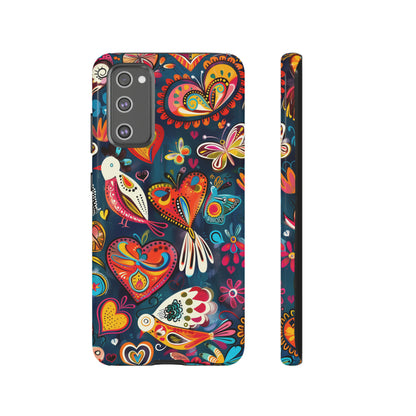 Bright Colorful Mexican Style Mural Painting Phone Case