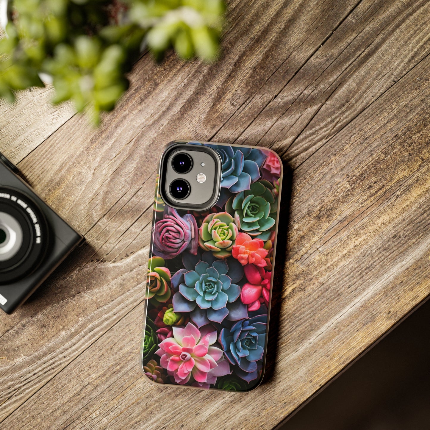 Succulent Desert Cactus Floral iPhone Case | Embrace the Beauty of Arid Elegance