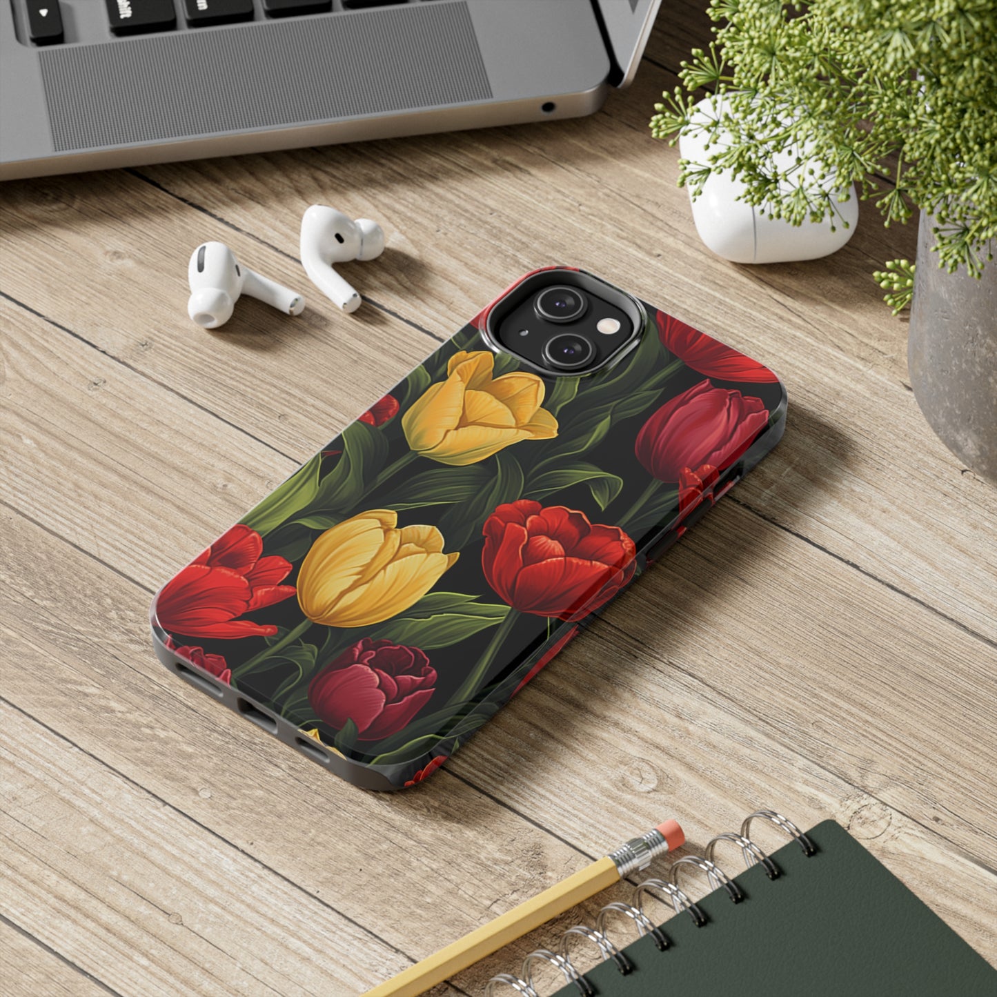 Tulip Floral Aesthetic iPhone Case | Embrace the Beauty of Nature in Full Bloom