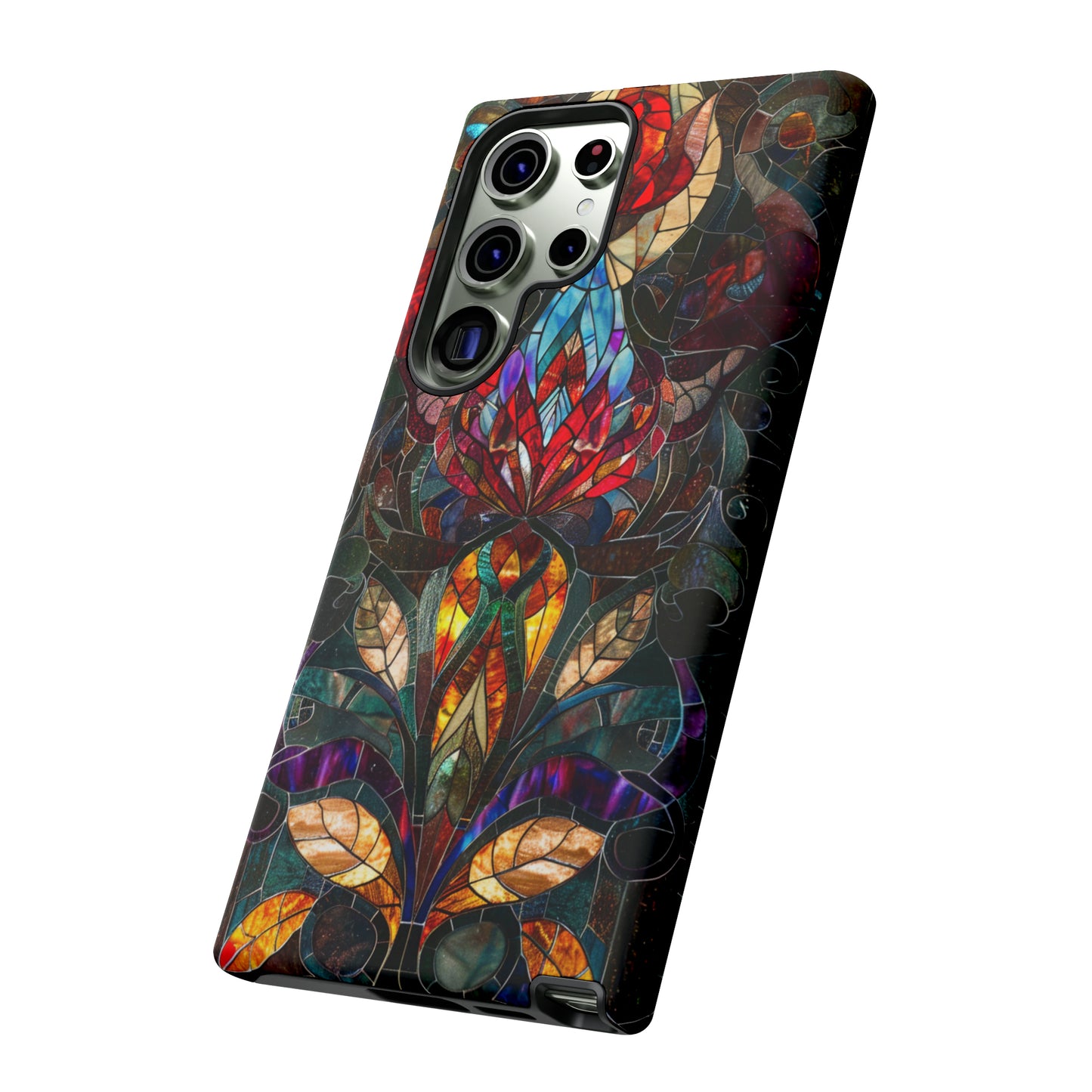 Art Deco Stained Glass floral Phone Case