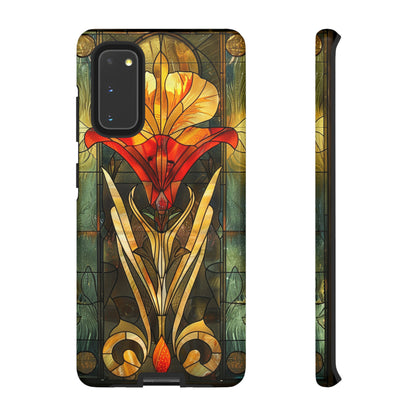 Art Deco Stained Glass floral Phone Case