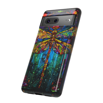 Art Deco Stained Glass Dragonfly Phone Cover