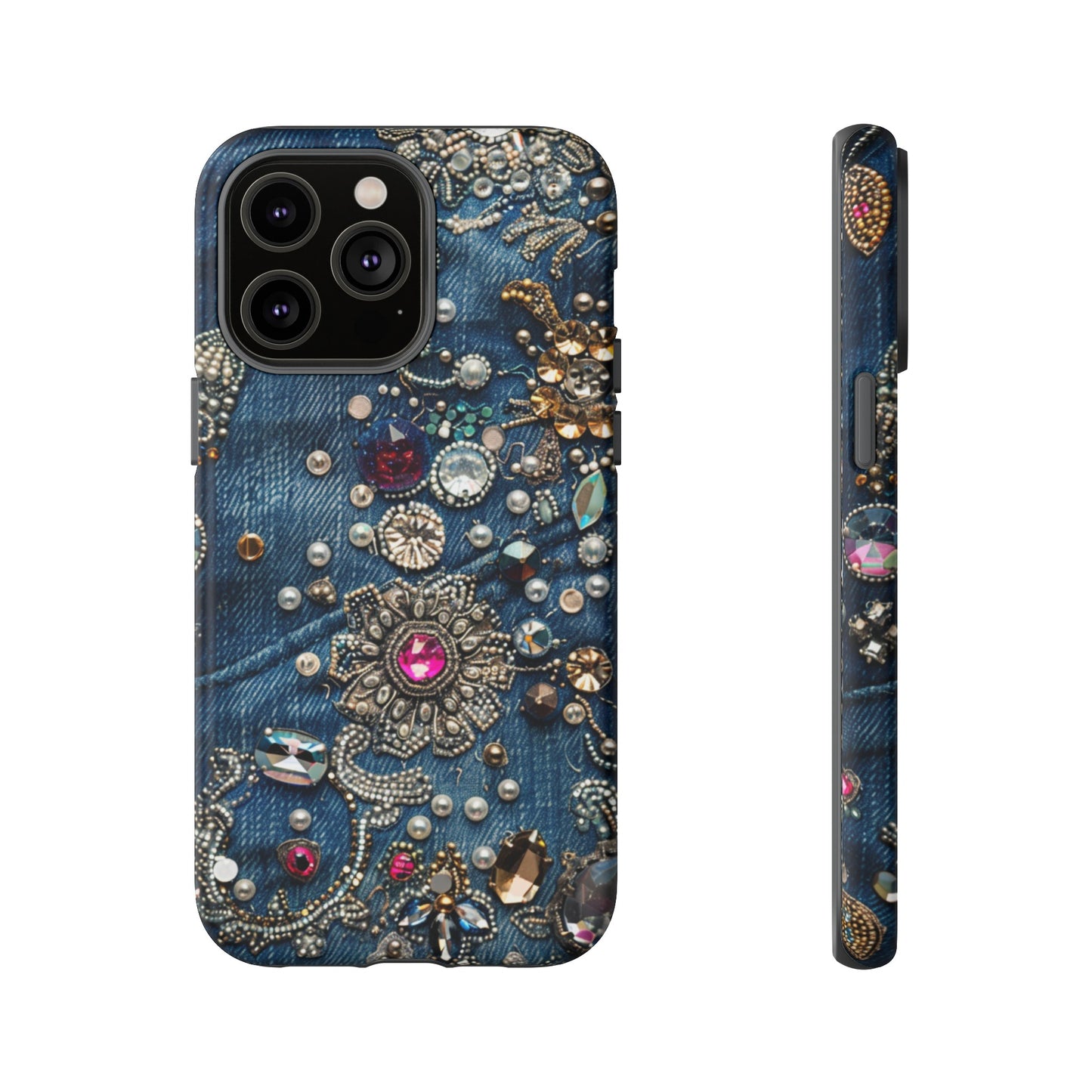 Blue Jean Queen Rhinestone Bling Phone Case