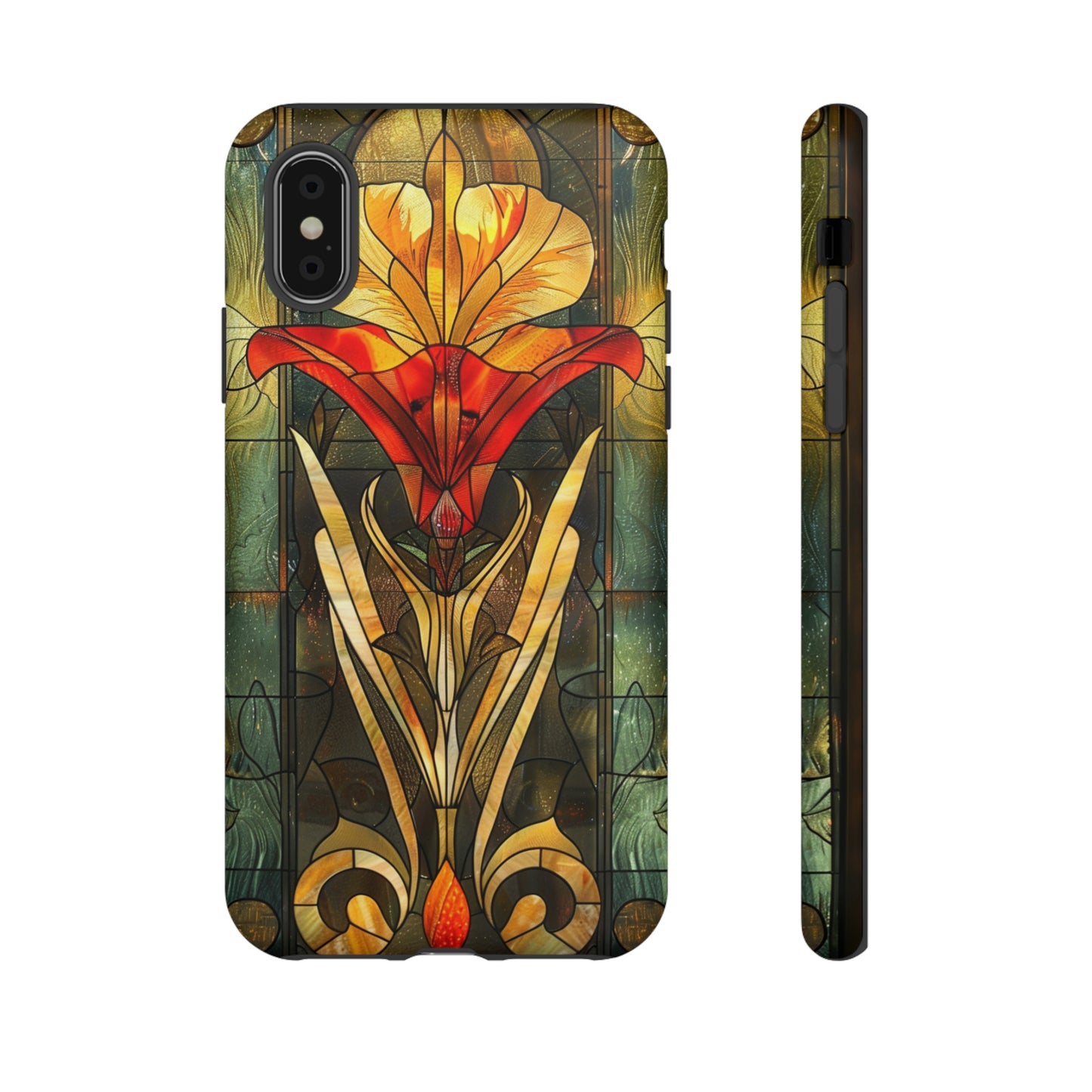 Art Deco Stained Glass floral Phone Case